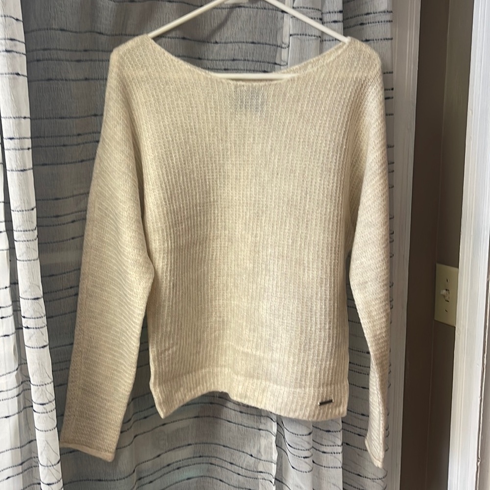 Cream sweater